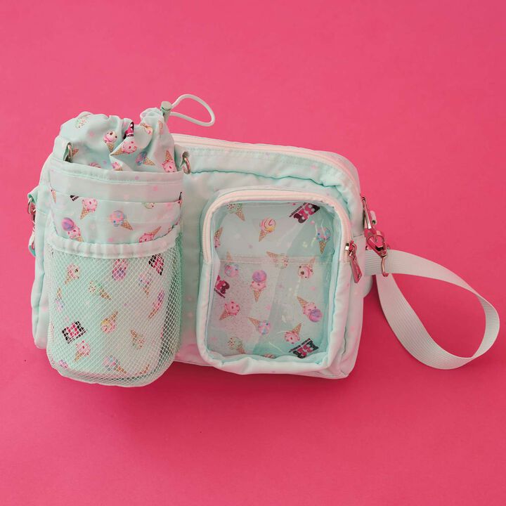[Baskin-Robbins] Shoulder Bag with Bottle Holder,Emerald green, medium image number 16