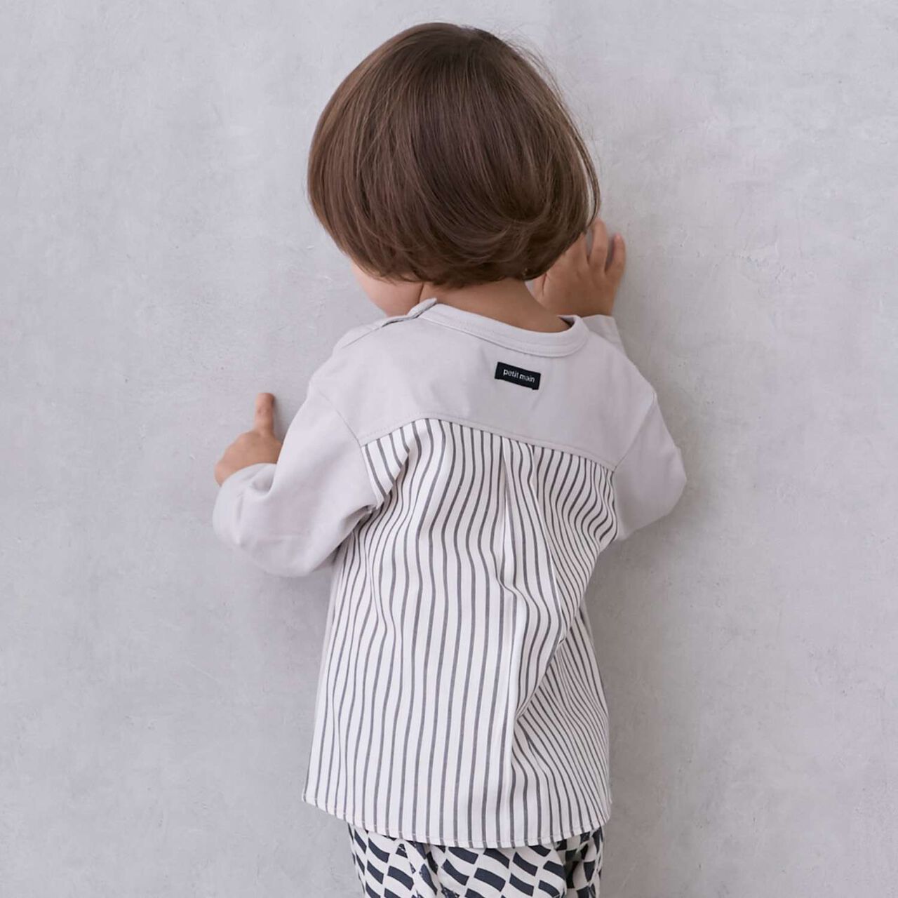 Work Vehicle Embroidery Long-Sleeve T-Shirt,Navy, large image number 1