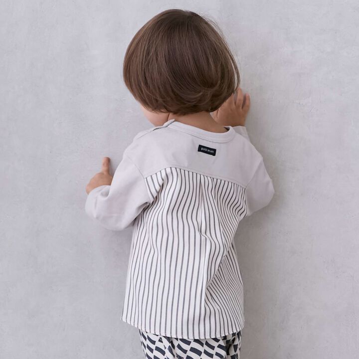 Work Vehicle Embroidery Long-Sleeve T-Shirt,Navy, medium image number 1