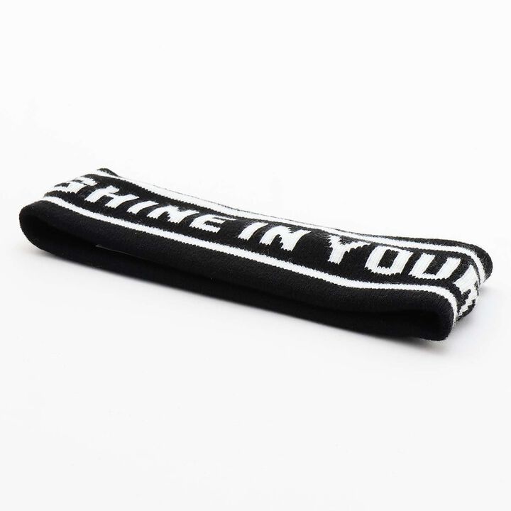 [LTXC] Jacquard Logo Headband,Pearl white, medium image number 6