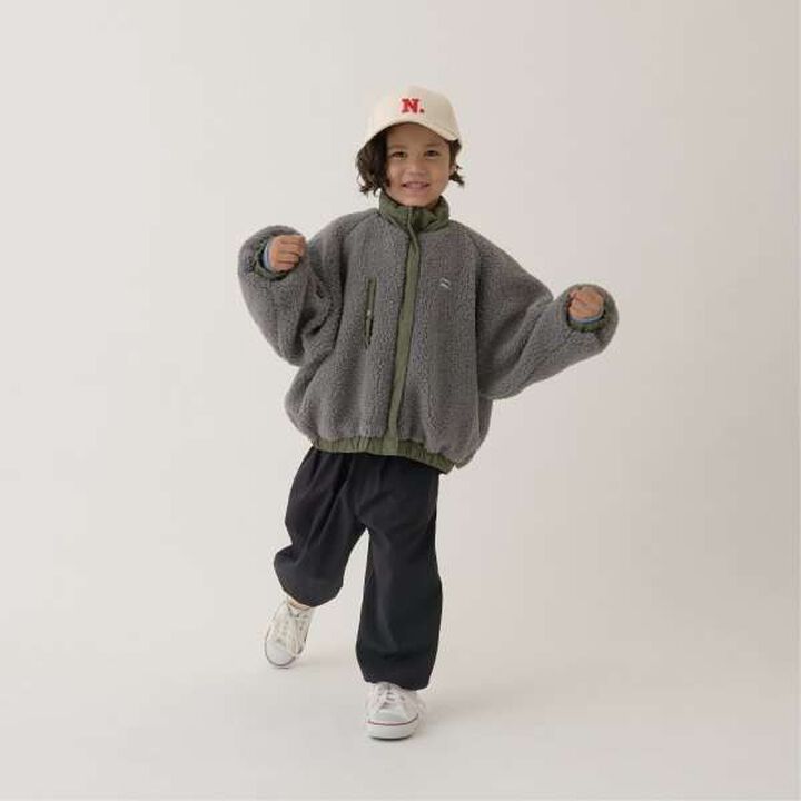 Reversible Oversized 2-Way Jacket,Navy, medium image number 15