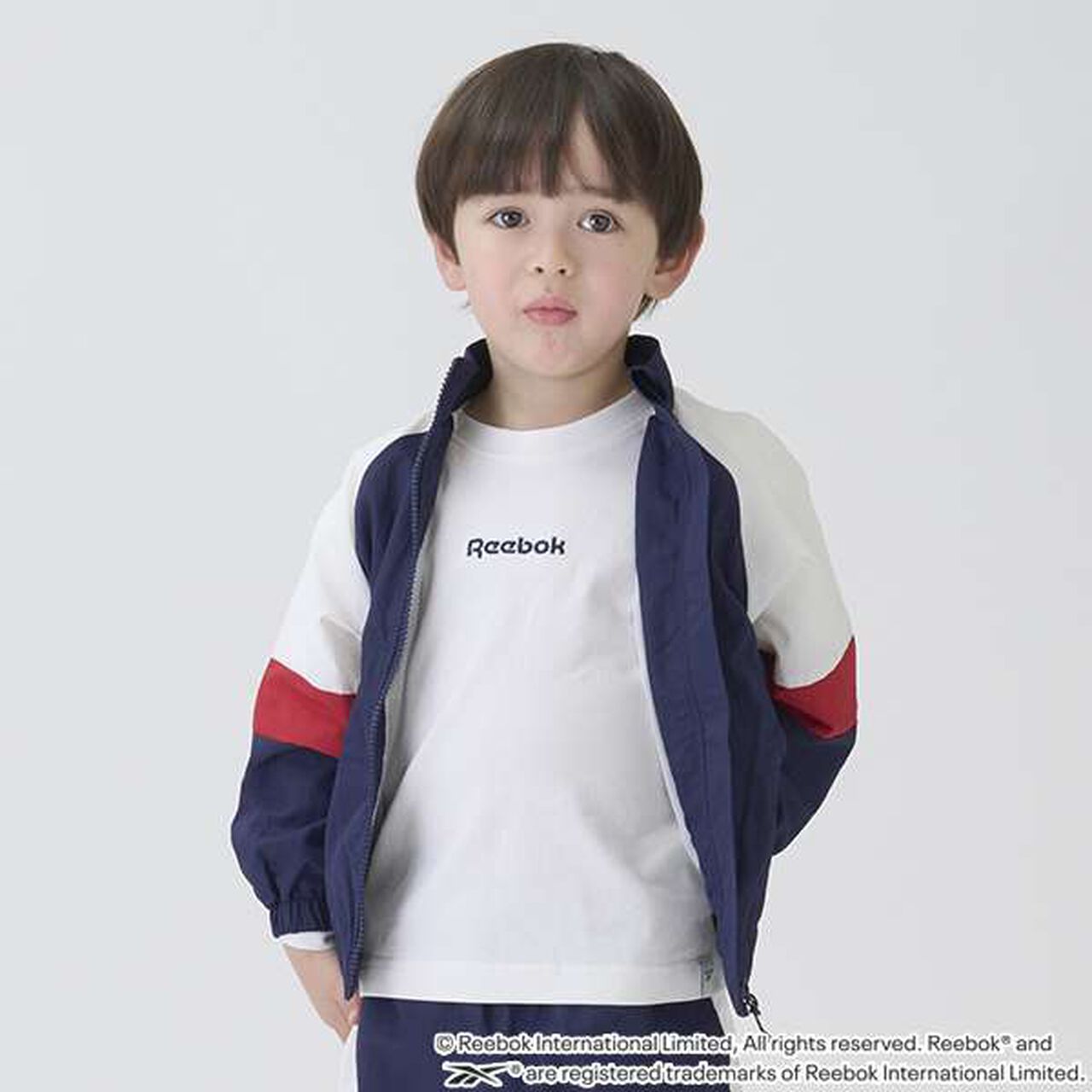 Reebok Color Block Nylon Jacket,Light blue, large image number 8