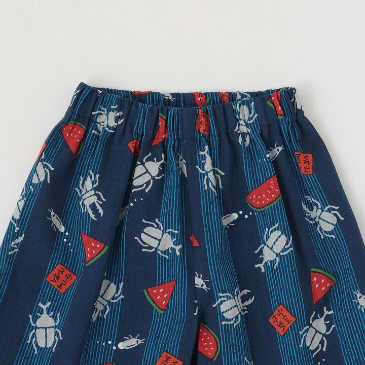 Insect Print Jinbei,Light khaki, medium image number 7