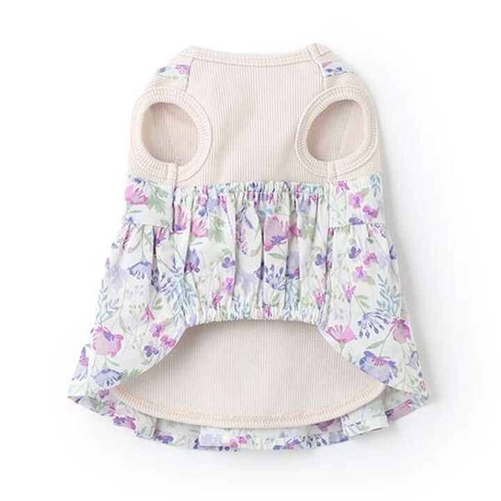 [DOG] Floral Pattern Docking Dress,Blue, medium image number 11