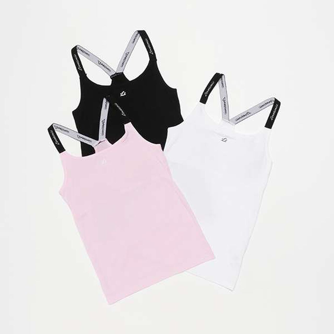 Bear Terry Tank Top,Black, large image number 2