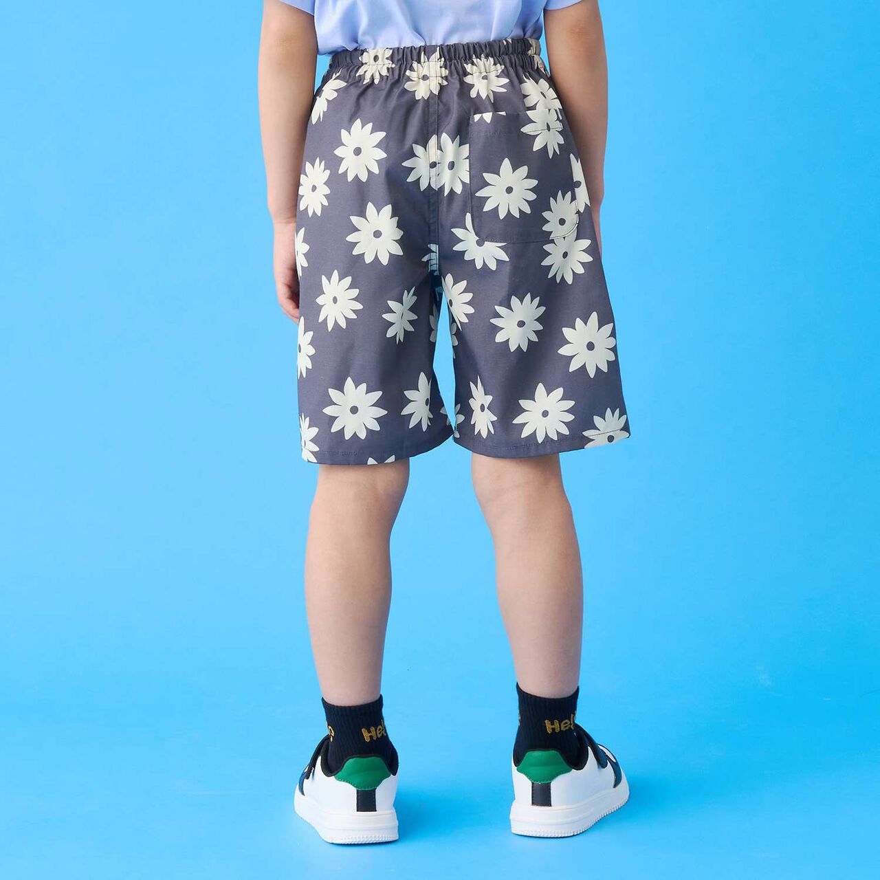[Cool Touch] All-Over Pattern Half Pants,Black, large image number 10