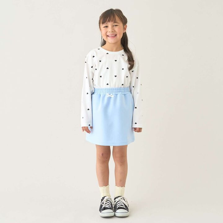 [100% Cotton] [School-Ready] A-Line T-Shirt (2-Piece Set),Sax blue, medium image number 11