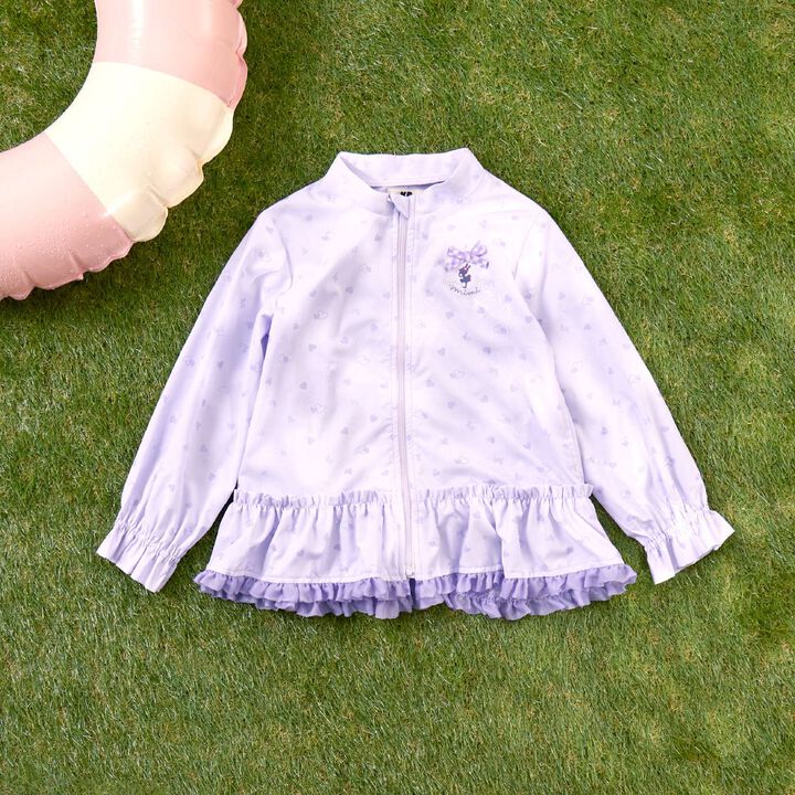 [Pattern Appears When Wet!] Land and Water Use UV Jacket,Lavender, medium image number 13