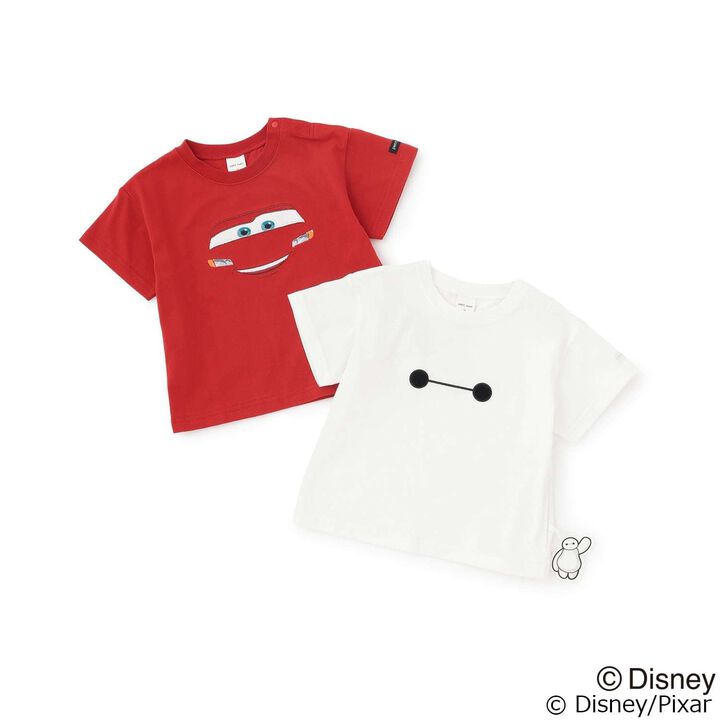 [Disney/Disney Pixar] Cool Touch Baymax / Cars Face T-Shirt,Red, medium image number 11
