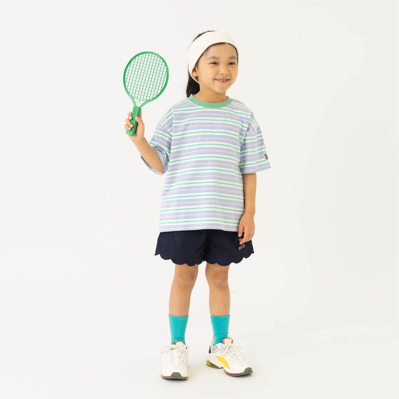 [Land and Water Use] Scallop Trim Shorts,Beige, large image number 4