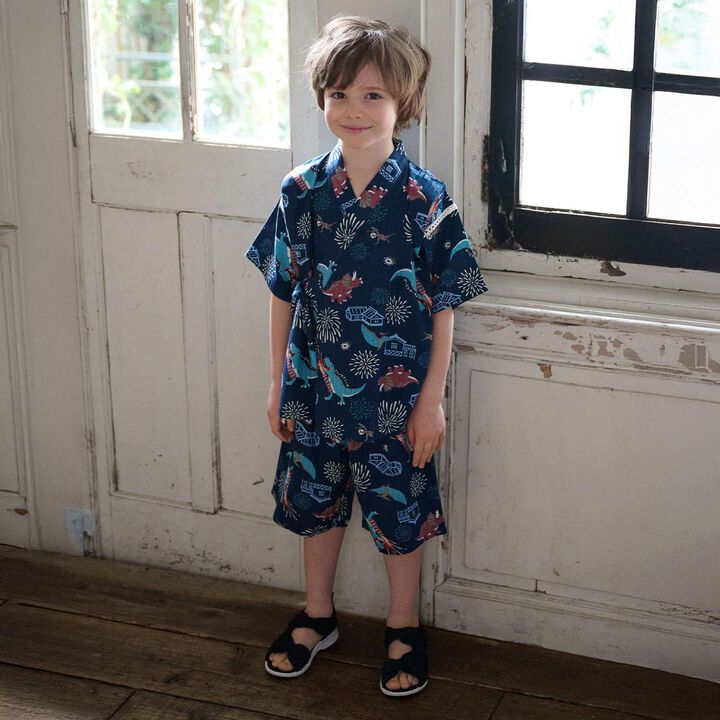 Dinosaur Print Jinbei,, medium