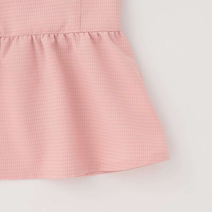 [With Side Pockets] Peplum Bustier for Girls [Kids' Clothing],Dark orange, medium image number 9