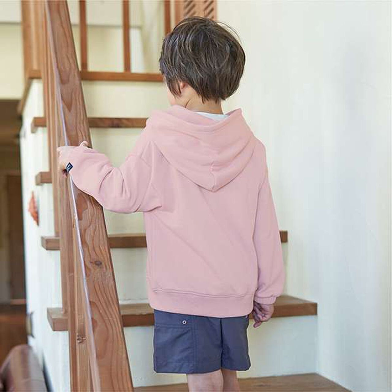 [Versatile Item] Drop Simple Zip Parka,Sax blue, large image number 16