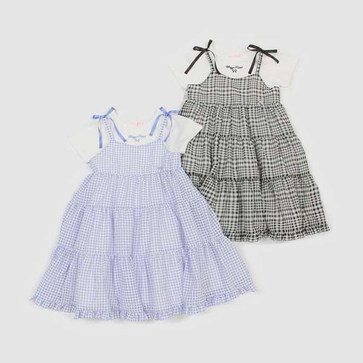 Cami Dress & Short Sleeve T-Shirt Set,Blue, medium image number 7