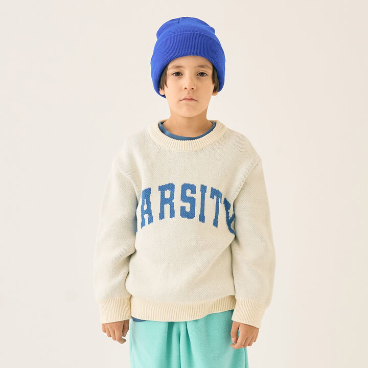 [Machine Washable] Logo Knitwear,, medium