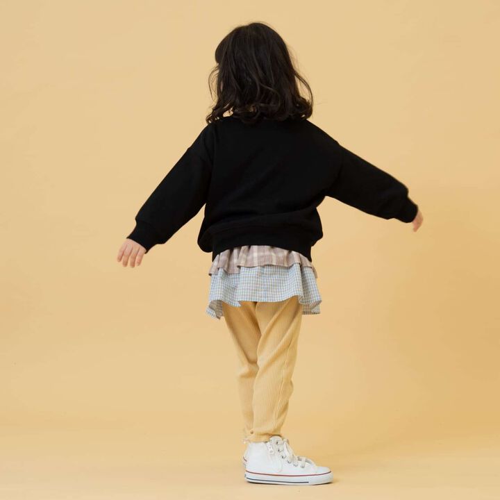 Cracked Finish Sweatshirt Pullover,Top gray, medium image number 6