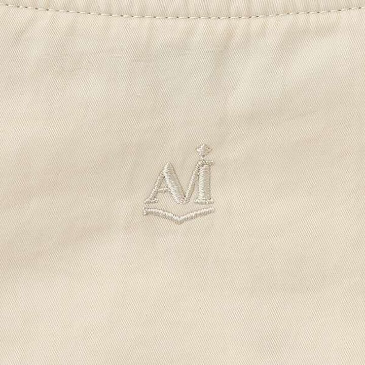 [AMI] Water-Repellent Ribbed Varsity Jacket,Ivory, medium image number 29