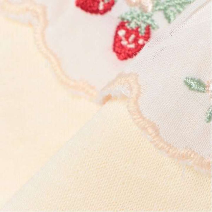 Peter Rabbit Embroidered Lace Bib,Ivory, medium image number 5