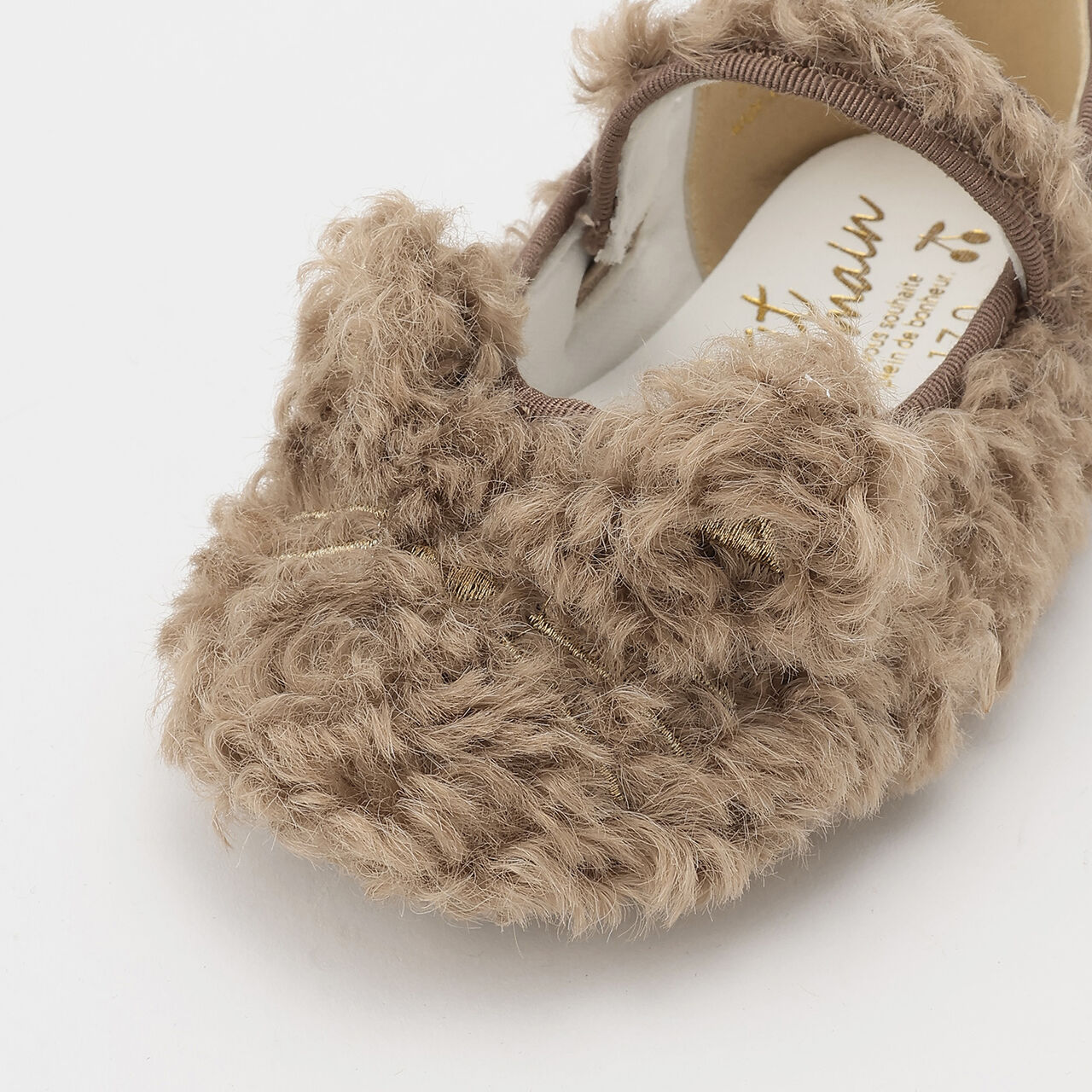 Animal Boa Slip-On Shoes,Ivory, large image number 4