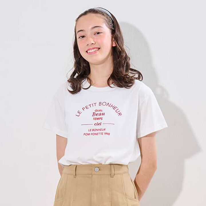 [Cool Touch] Antibacterial Logo T-Shirt with Cup,Off white, medium image number 14