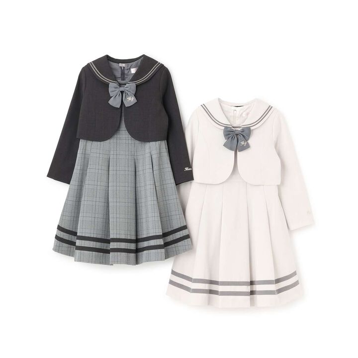 Sailor Collar Ensemble One-Piece Set,Ivory, medium image number 18