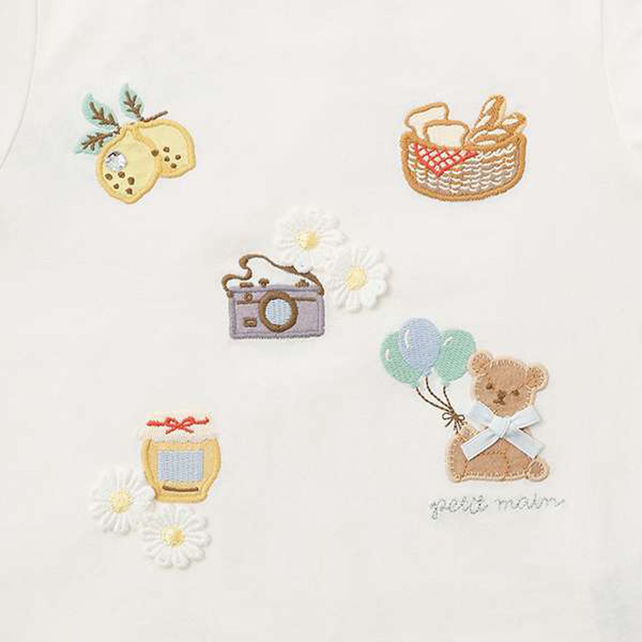 Puputete Appliqué T-Shirt,Mocha tea, large image number 11