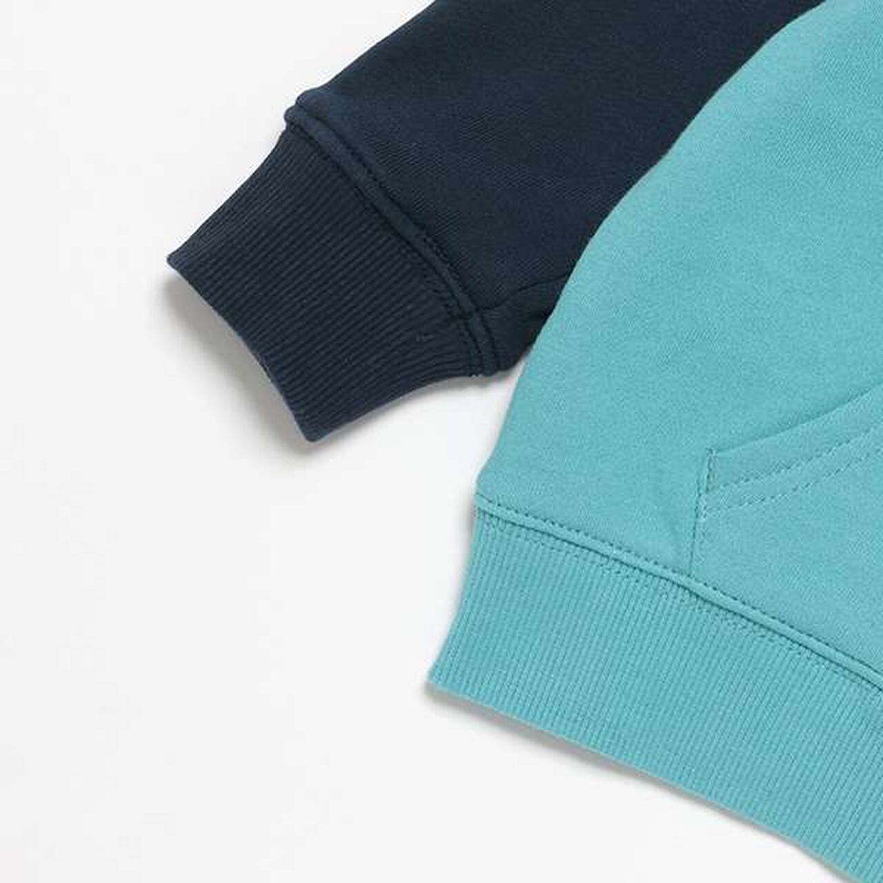 Dinosaur Color Block Zip-Up Parka,Blue, large image number 11