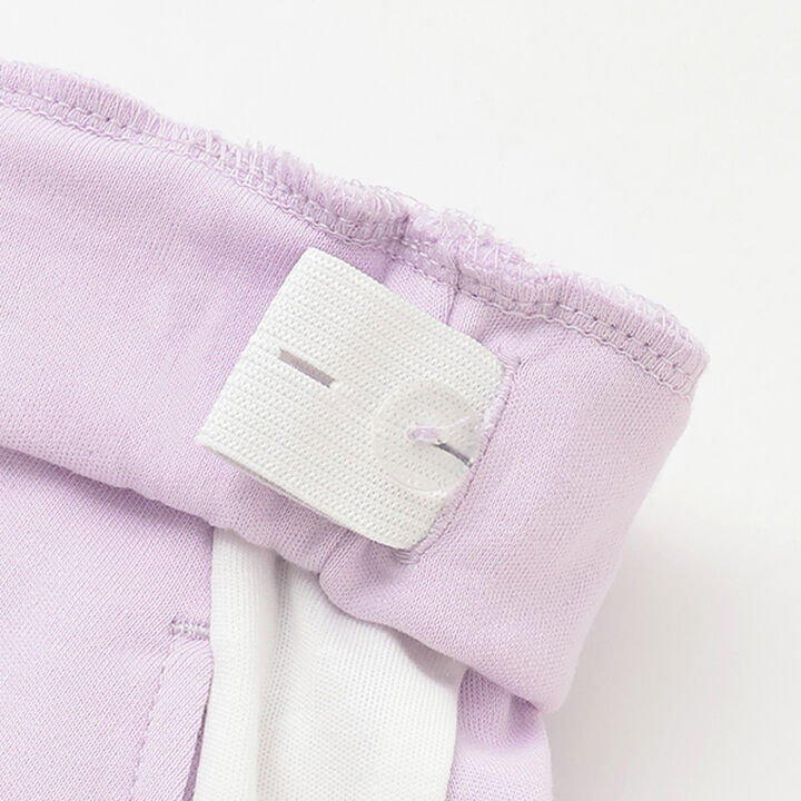 Cool Touch Side Panel Box Pleated Skirt-Pants,Lavender, medium image number 3