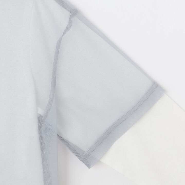 Free Logo T-Shirt and Tulle Set,Medium gray, medium image number 7