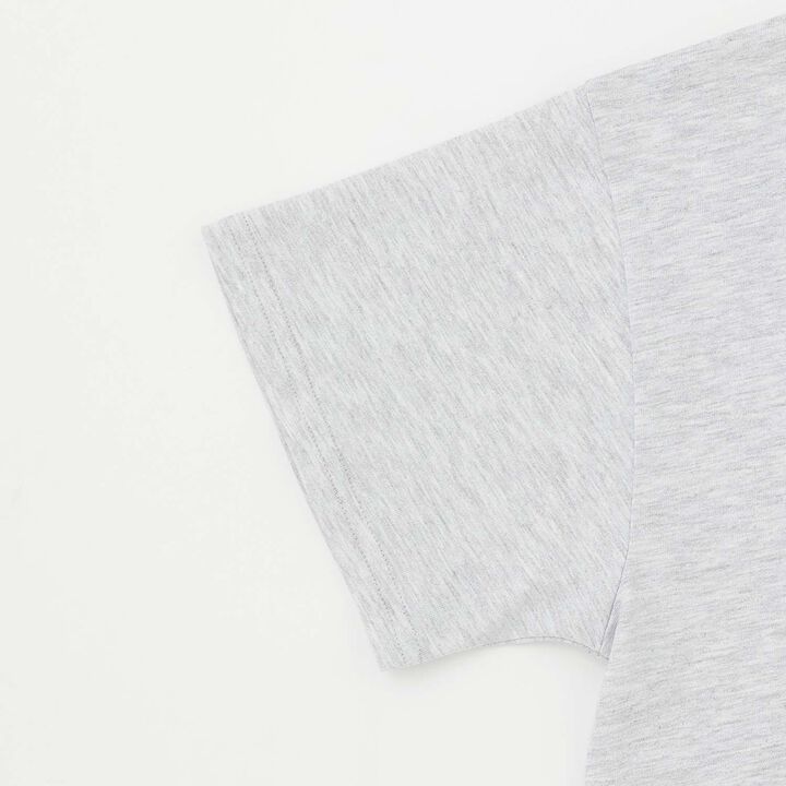 [Daily Price] 100% Cotton College Print Short Sleeve T-Shirt,Off white, medium image number 16
