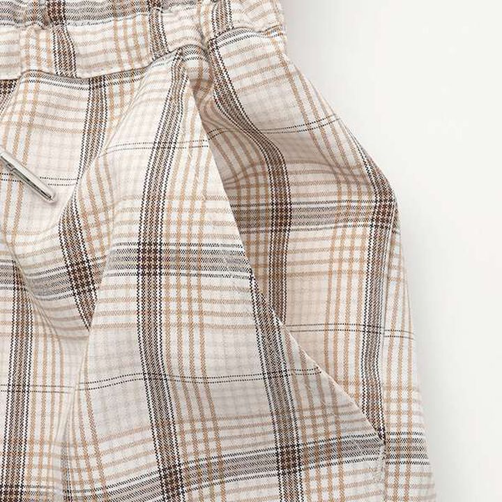 Wide Straight Pants,Beige, medium image number 6