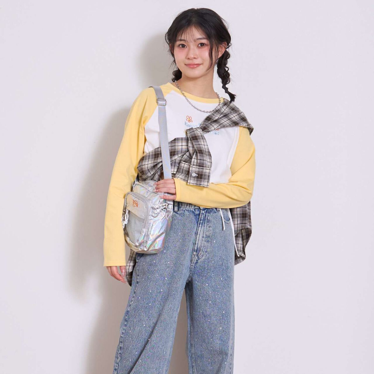 [LTXC] Easy Mesh Pocket Mini Shoulder Bag,Silver, large image number 2