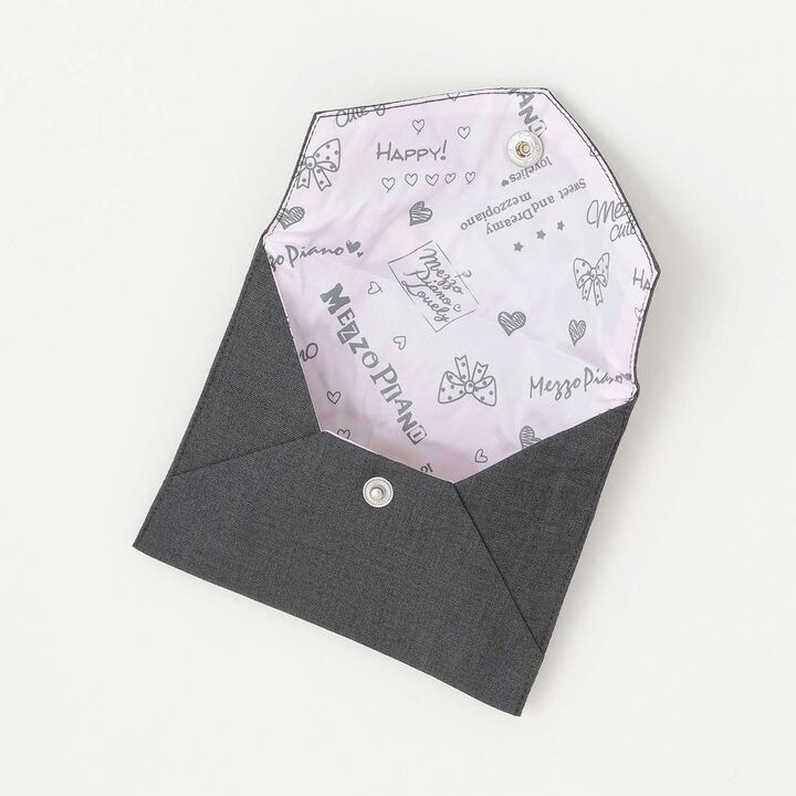 3-Tier Pleated Skirt-Pants with Letter Pouch,Gray, medium image number 13