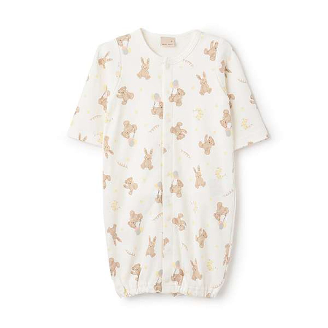 [Undergarment Included] Animal Print 2 WAY All-in-One,Off white, large image number 0