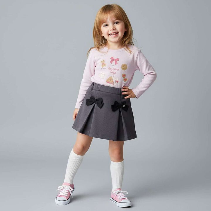 Sweets Motif Fleece Pullover,Navy, medium image number 10