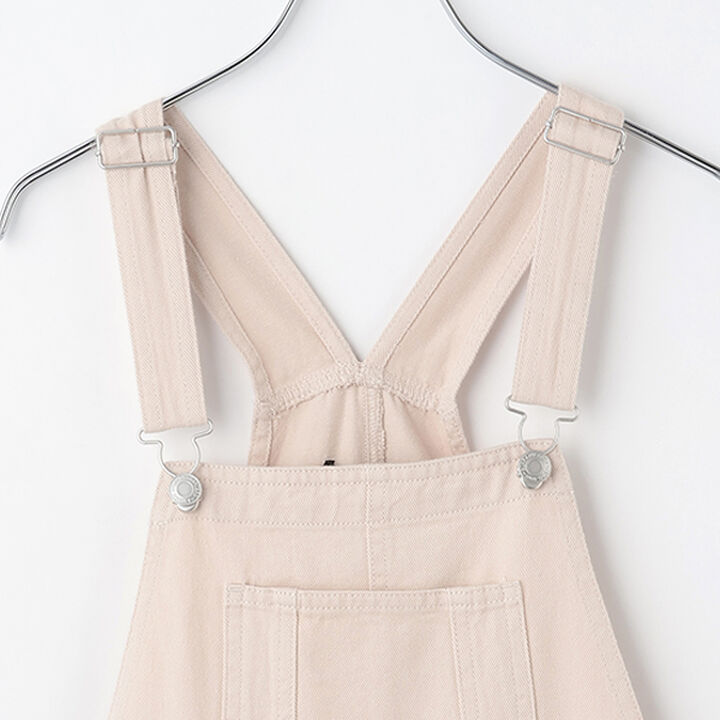 Damage Loose Overalls,Off white, medium image number 4