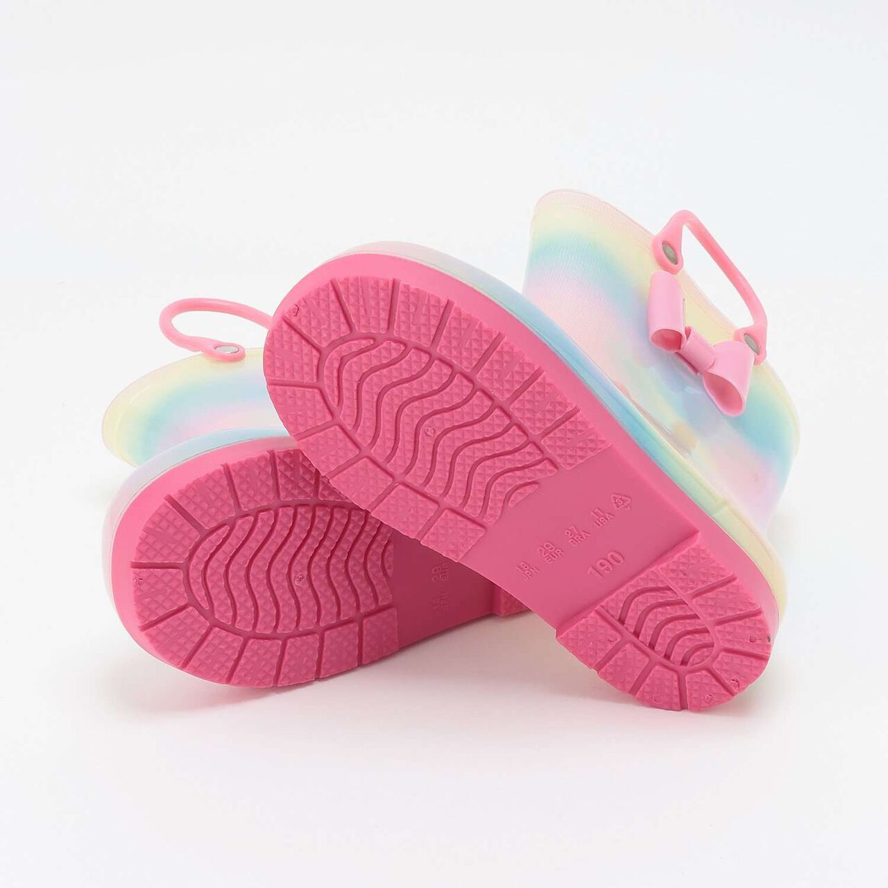 Rainbow Rain Shoes,Rainbow, large image number 8