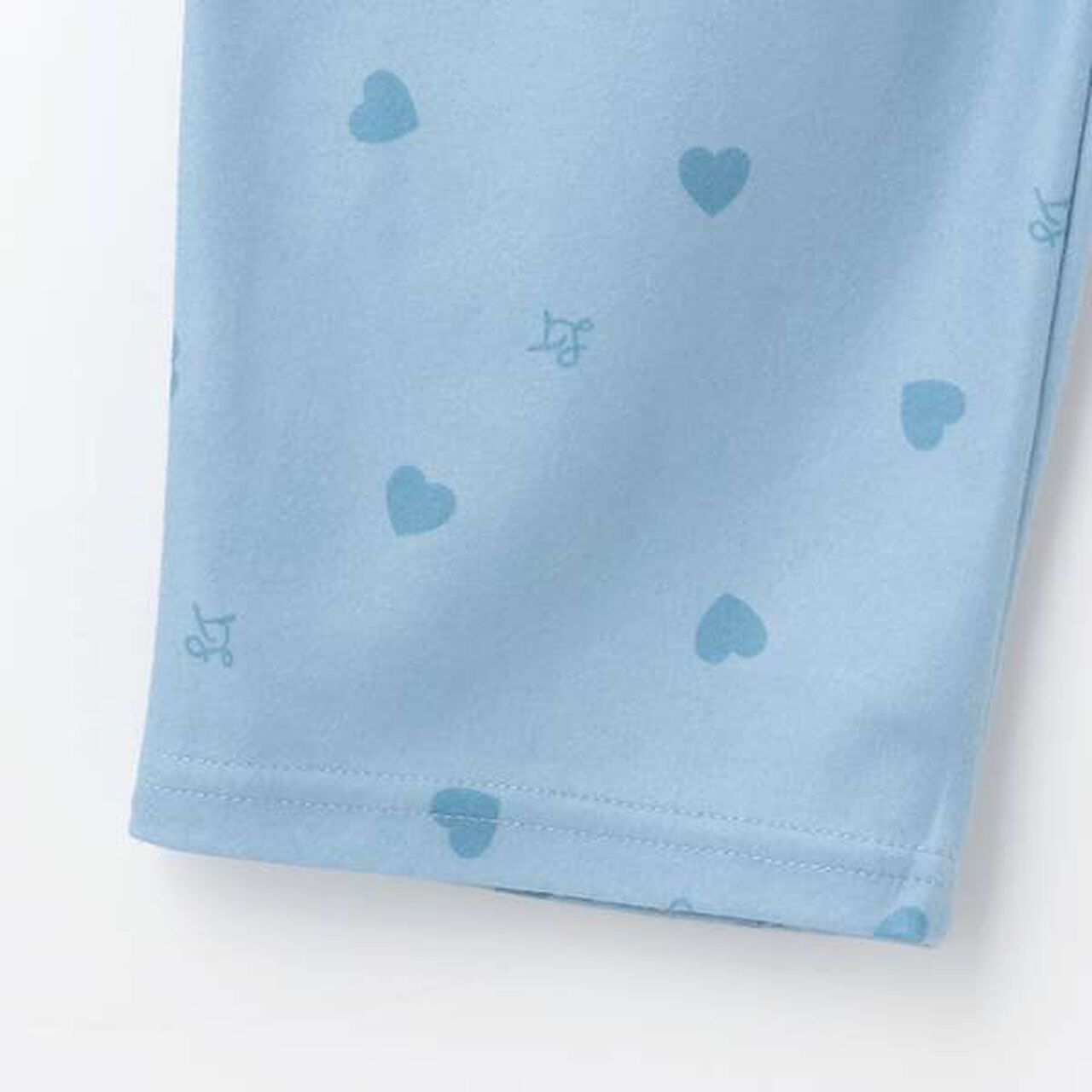 Baby Fleece Heart Knit Shirt,Blue, large image number 8