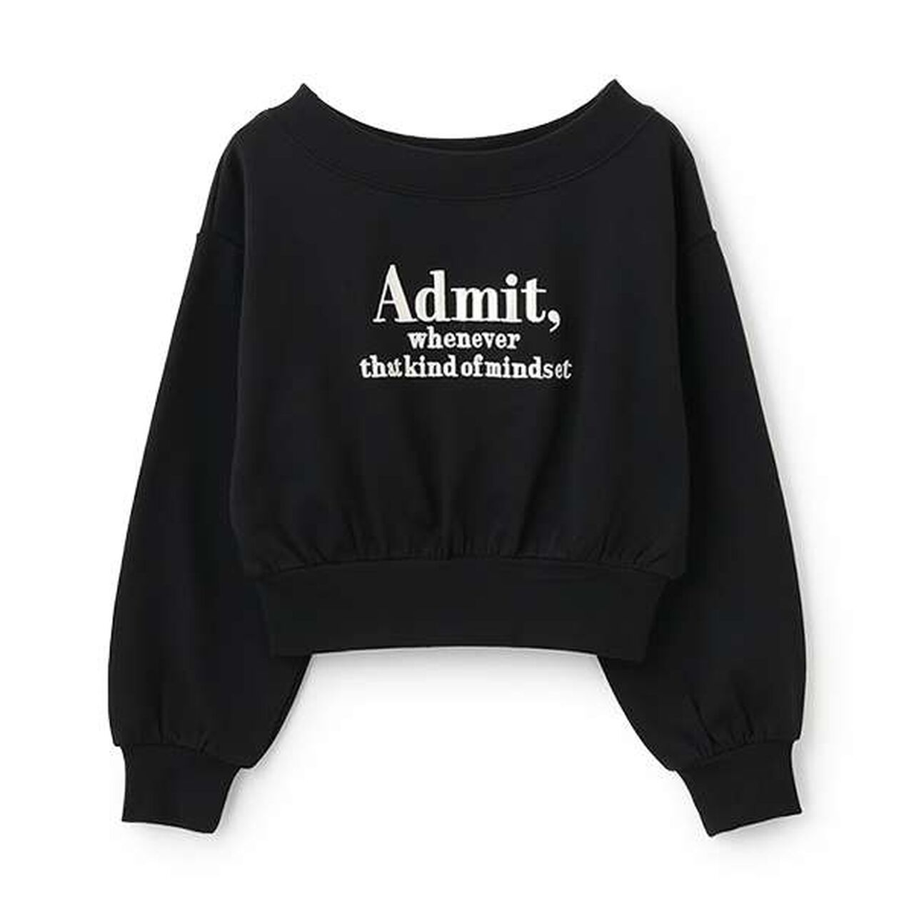 Off-Shoulder Pullover,Off white, large image number 2