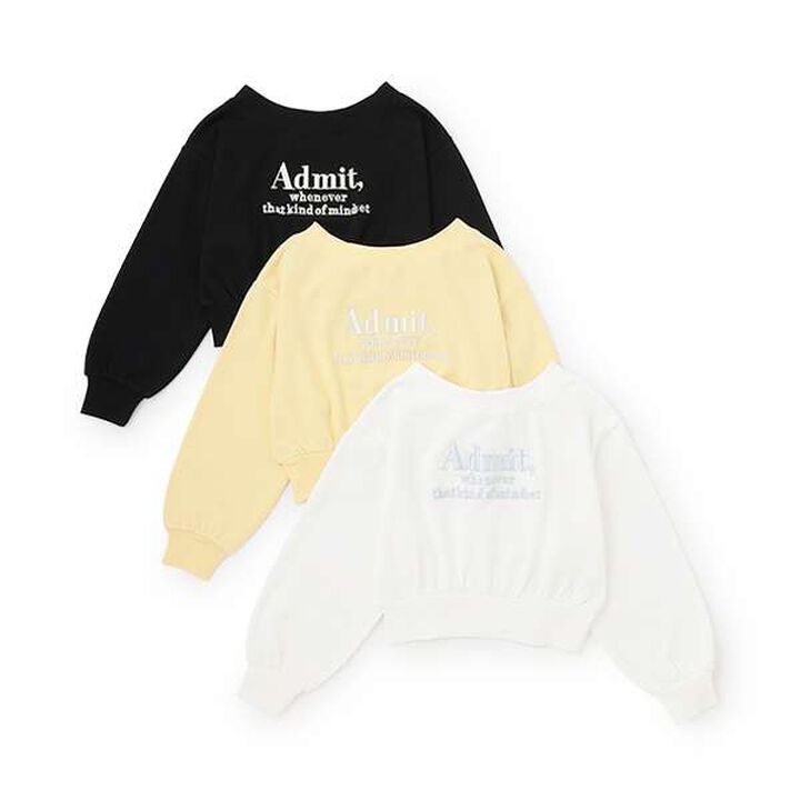 Off-Shoulder Pullover,Off white, medium image number 9