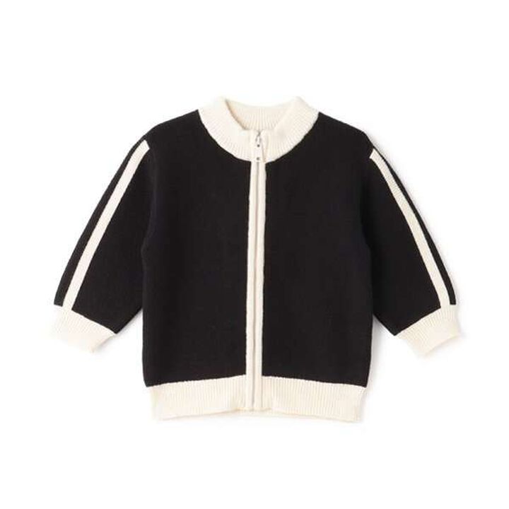 Knit Track Jacket,Beige, medium image number 8