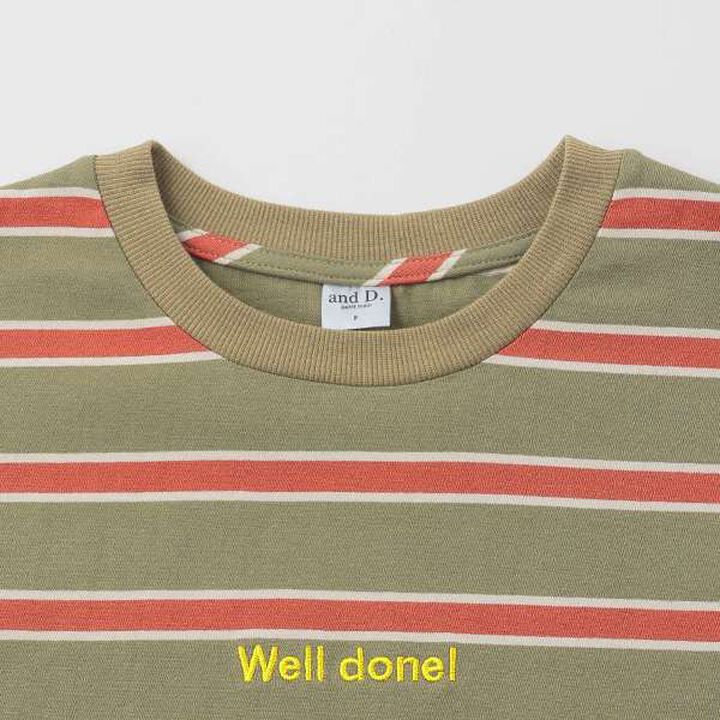 [Penfield] Dad Multi Stripe Set T,Green, medium image number 4