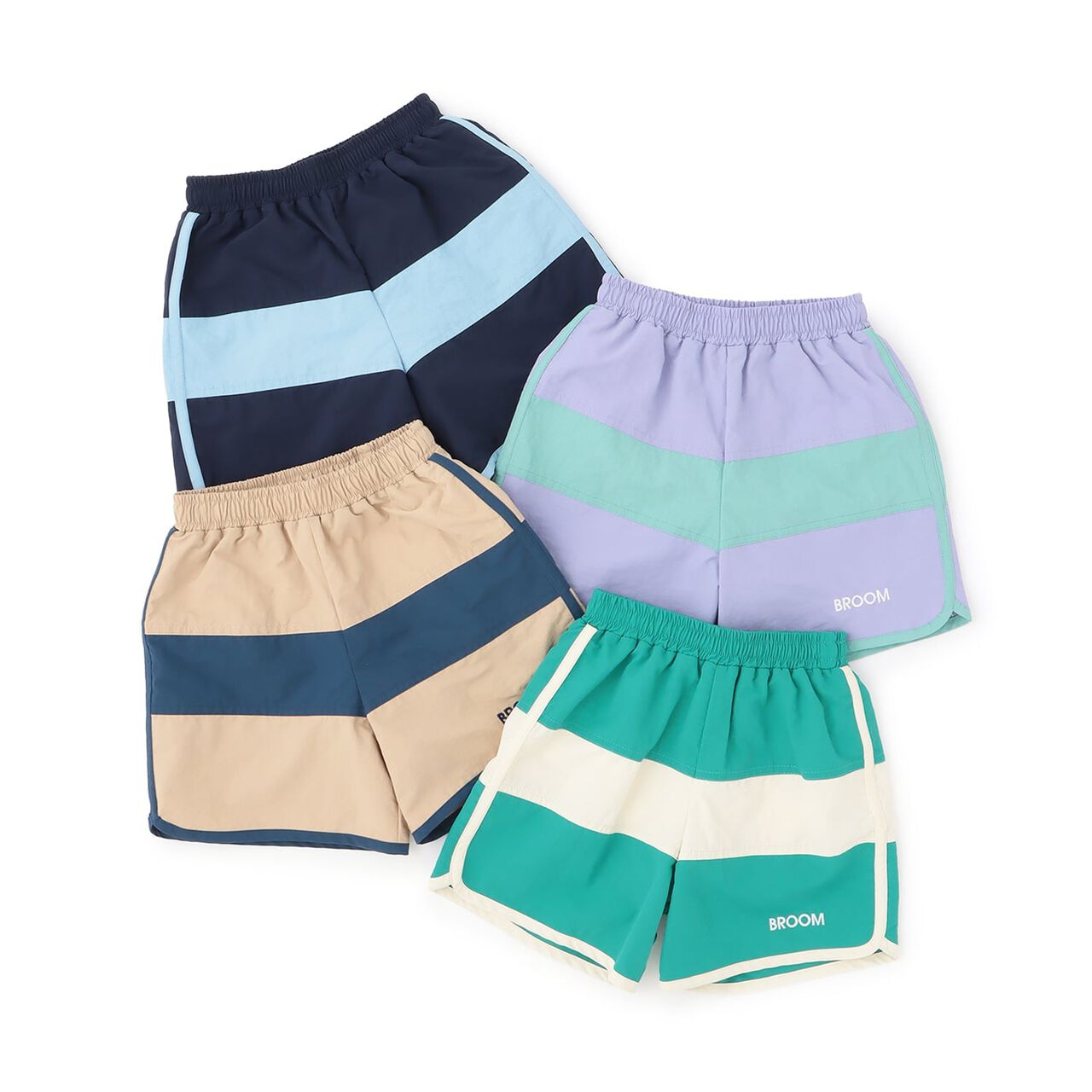[SWIM] 雙色拼接衝浪褲 [兒童服裝] [童裝] [男童] [女孩],淡卡其色, large image number 12