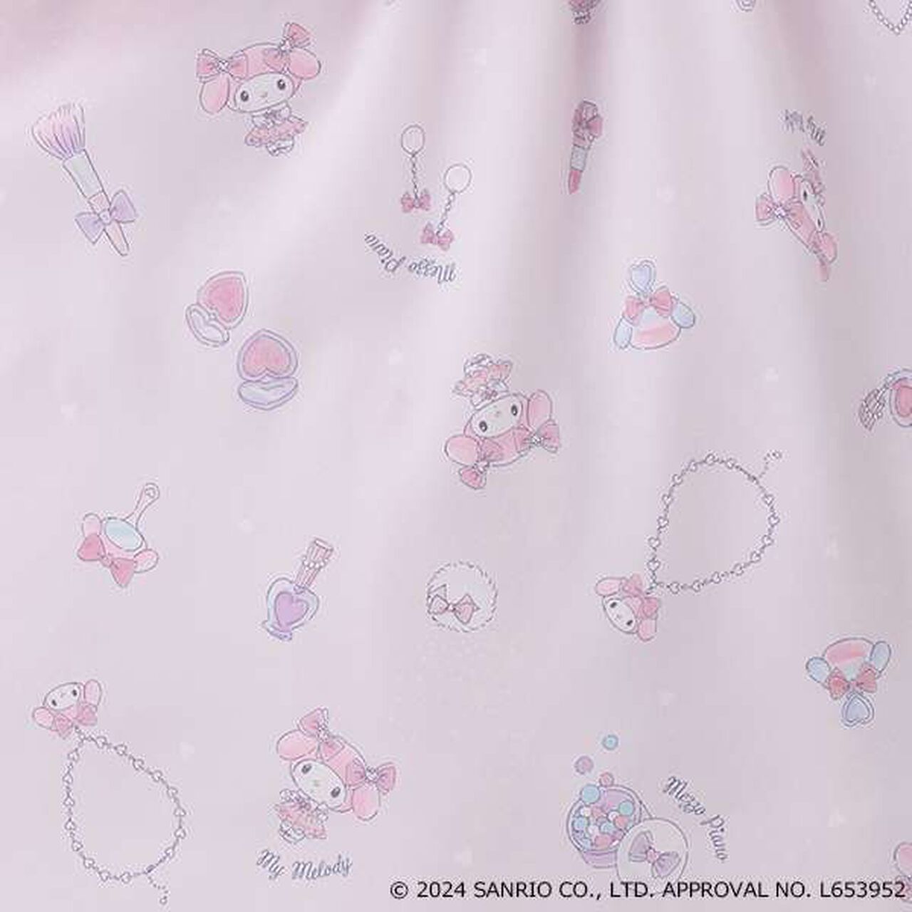 Dressed-Up My Melody Blouse & One-Piece Dress Set,Pink, large image number 2