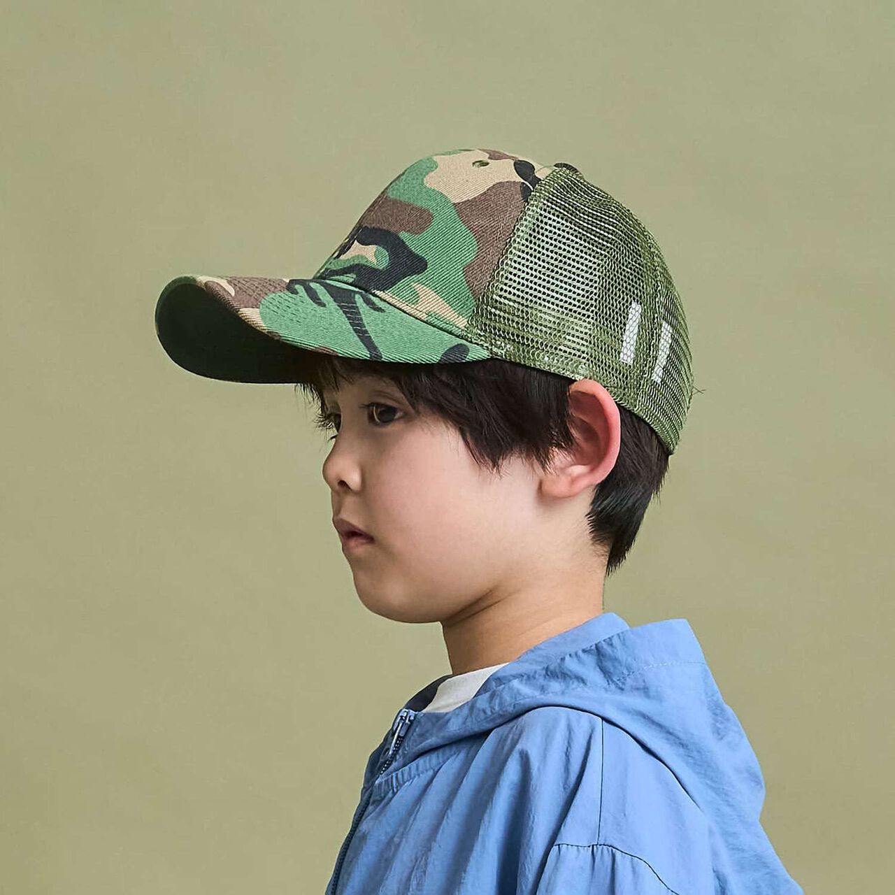 Meisai Mesh Cap,Khaki, large image number 15