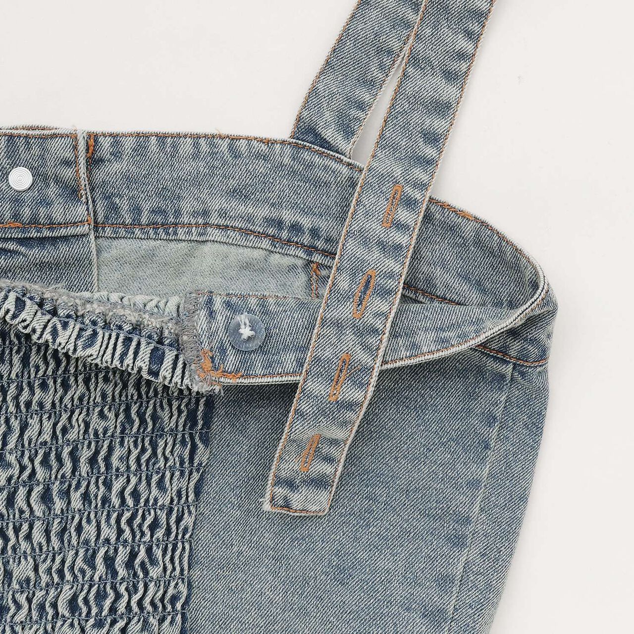 [LTXC / Cool Touch] Denim Pants and Bustier Set,Gray, large image number 14