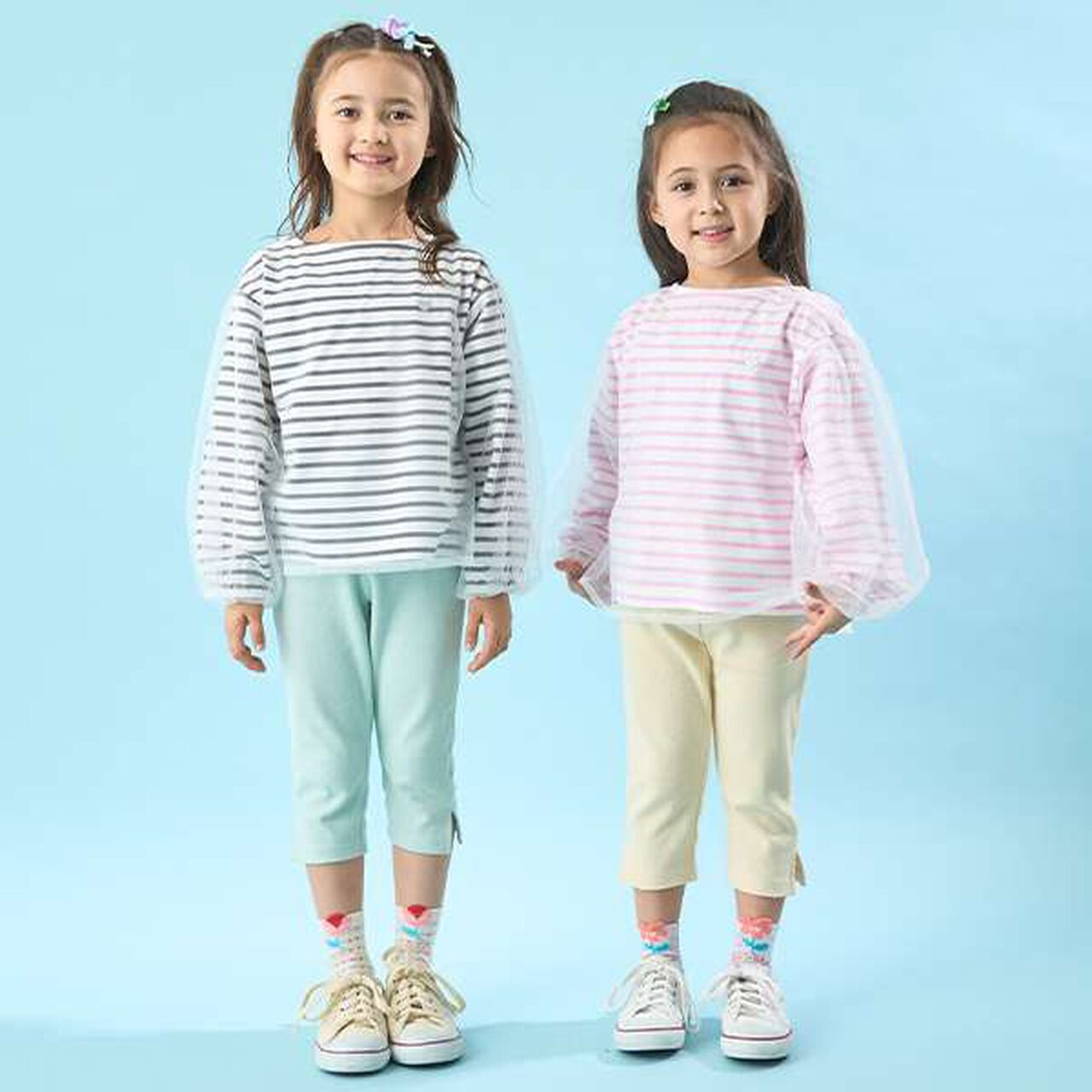 Tomo Pants Side Slit 7/8 Capri Pants,Beige, large image number 9