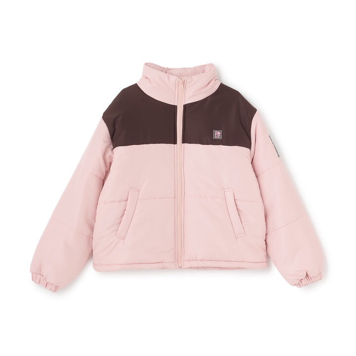[7days] Padded Short Bomber Jacket,Pink, medium image number 8