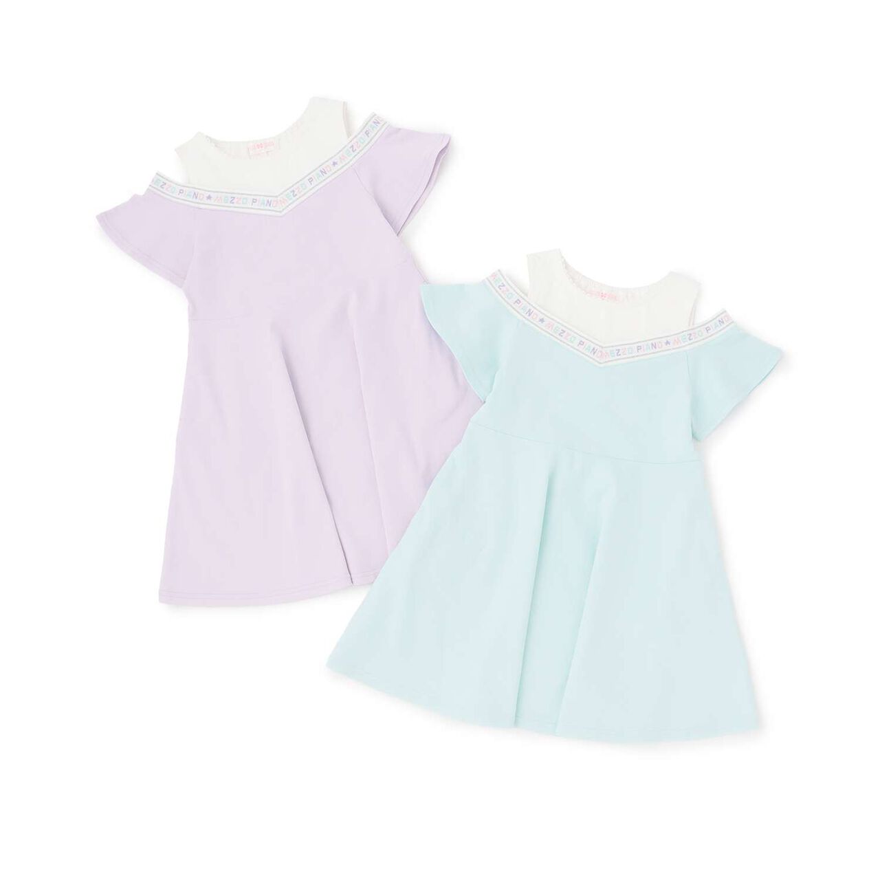 [Restock] Logo Line Cut One-Piece Dress,Mint, large image number 7