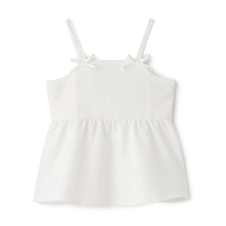 [With Side Pockets] Peplum Bustier for Girls [Kids' Clothing],Dark orange, medium image number 1